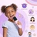 MJI Kiddos Kids Karaoke Machine with 2 Wireless Microphones, Bluetooth Speaker with Voice Changer & LED Lights, Portable Singing Toy Gift for Boys & Girls Ages 3–12