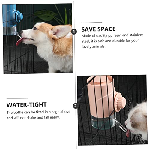 Milisten 3 Pçs Fonte De Água Para Animais De Estimação Garrafa De Água Pendurada Garrafa De Água Par
