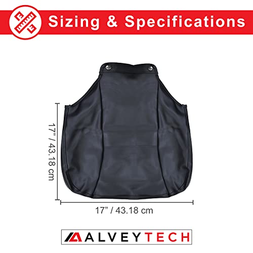 Alveytech Black Seat Cover Set - Fits The Go-Go Elite Traveller, Lr, Plus Hd, Es, Go-Chair, Ultra X, Pride Revo And Sonic Mobility Scooters, 3 & 4 Wheel Folding Electric Scooter Wheelchair Covers #TOP2