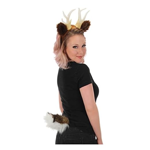 Deluxe Deer Tail Standard White