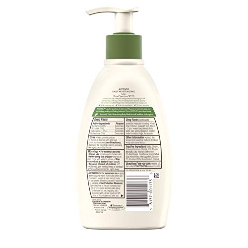 Image of Aveeno Daily Moisturizing Body Lotion With SPF 15, 12 Fl. Oz