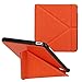 kwmobile Origami Case Compatible with Kobo Libra Colour Case - Slim PU Leather Cover with Stand - Fruity Orange
