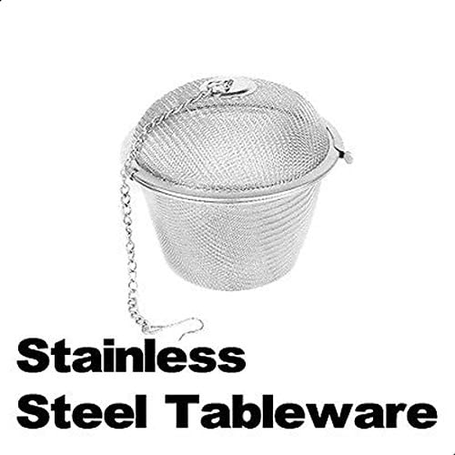 Tea ball spice strainer mesh infuser filter stainless steel herbal