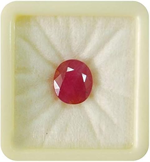Kirti Sales Gems 7.25 Ratti Natural AA++ Quality Burma Ruby Manik Stone Original Earth Mind Certified Natural Loose Gemstone