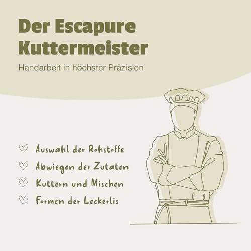 ESCAPURE Hupferl - Hunde Leckerli aus Pferdefleisch in Premium Qualität - 98% Muskelfleisch - Protein Trainingssnacks ohne künstliche Zusatzstoffe & Getreide (1000g)