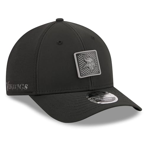 New Era Mens Black Minnesota Vikings 2026 NFL Training Camp 9FORTY Adjustable Hat