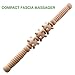 Luxilive Premium Fascia, Cellulite & Muscle Massager Two Stick Set - Wooden Hand Finished Roller Anti Cellulite Sore Muscle Blasting Dimple Remover Relief & Fat Blast