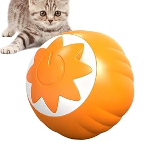 Katzenspielzeug mit Rollkugel &ndash; Intelligentes Spielzeug mit Bewegungssensor f&uuml;r kleine blaue Katzen, interaktives Spielzeug mit Bewegungssensor, intelligentes Zubeh&ouml;r f&uuml;r Haustiere