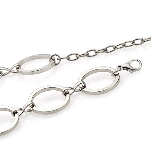 Suyi Choker Necklace - Simple Geometric Circle Choker Statement Clavicle Necklace for Women Necklace Jewerly3