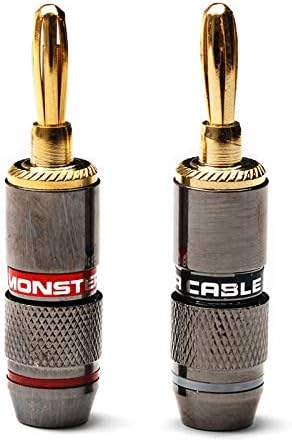 Davitu Electrical Equipments Supplies - 12/24Pcs Pure Copper Banana Plug Head Gold Plated Speaker Adapter Screw Speaker Male Plugs Audio Terminals Connector - (Color: 12 Pairs)