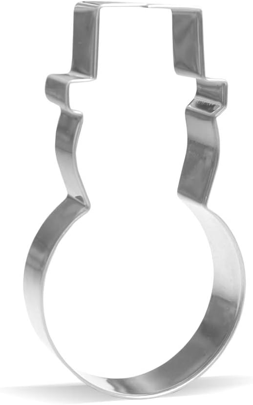Keewah 5.2 inch Snowman Cookie Cutter – Stainless Steel