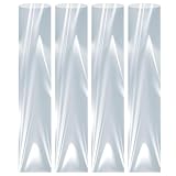 Sacs en plastique extra larges, 4 sacs à tapis 22x92 pouces, sac de rangement en plastique...