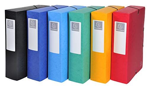 Boites de classement à grand dos de 8 cm pour ranger de gros volumes de documents A4