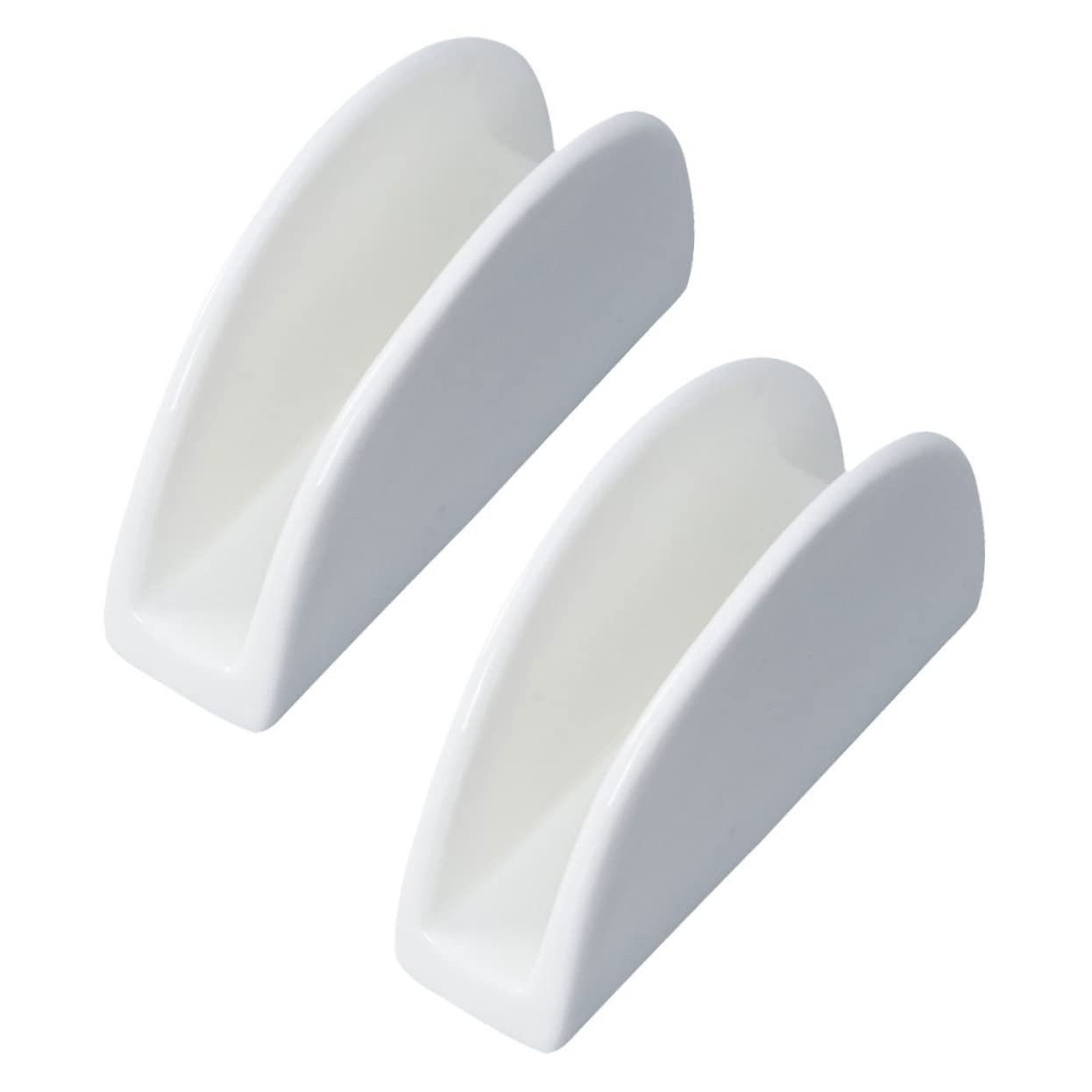 Porte-serviettes blanc céramique support moderne créatif rangement table salle à manger