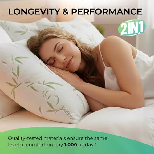 Almohada de espuma viscoelástica ajustable tamaño Queen miniatura 7