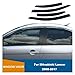 Car Window Accessories Compatible for Mitsubishi Lancer 2008 2009 2010 2011 2012 2013 2014 2015 2016 2017 Sun Rain Visors Guard Deflectors