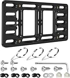 Podestaa Front Bumper License Plate Bracket Holder for Toyota 2000-2025 RAV4...