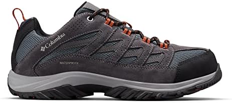 Columbia Men's Crestwood Waterproof, Graphite/Dark Adobe, 9 | Image 5