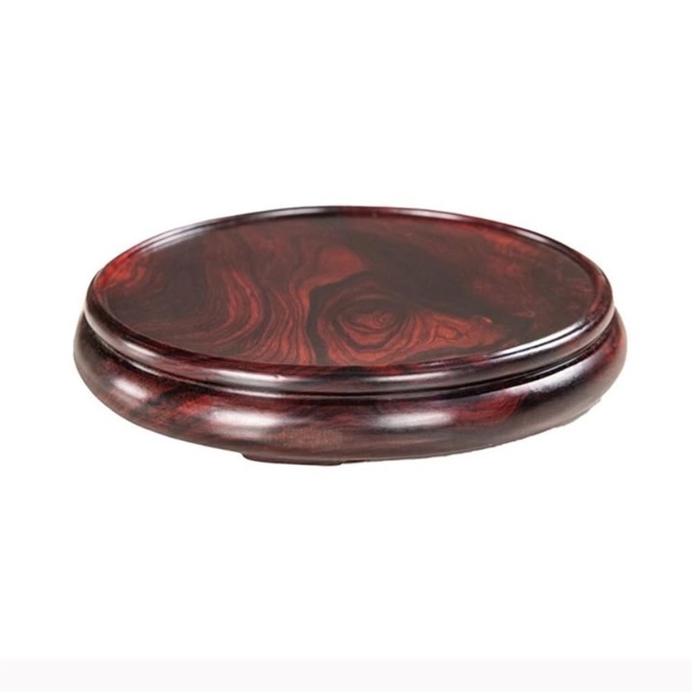 birene Vase Stand Teapot Bonsai Base Reddish Sour Branch Display Rack, Crystal Stand Flower Pot Brackets(L)