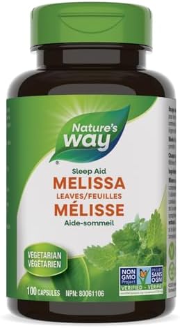 Nature's Way Melissa Leaves, Sleep Aid, 100 Vegetarian Capsules