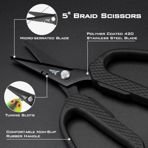 Image of KastKing Kalibrate Fishing Line Spooler, Line Counter & 5 inch Braid Scissors | No Line Twist, Easy to Use, Fits Spinning & Baitcasting Reels, Durable Polymer, Fishing Gears and Gifts for Men