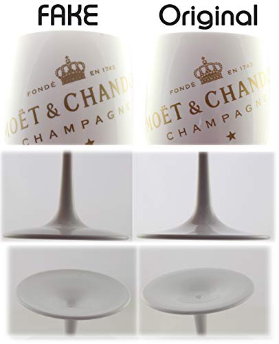 Moet Chandon Ice Imperial White Acrylic Champagne Glass by Moet