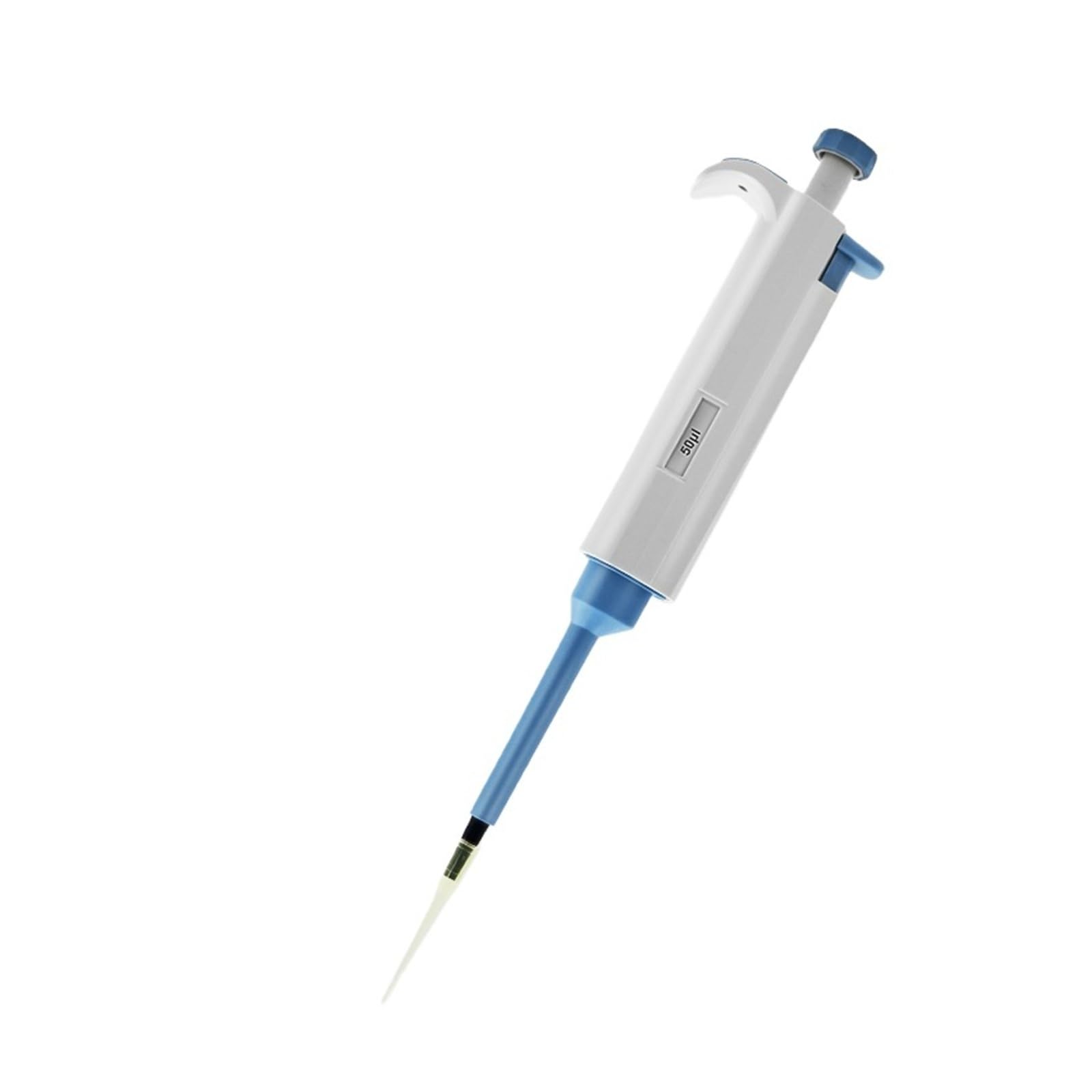 Pipette, Manuelle Laborpipette mit festem Einkanal-Kunststoff-Laborpipetten-Transfertropfer(500ul)