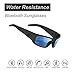 OhO Smart Glasses,Polarized Sunglasses with Bluetooth Speaker,Athletic/Outdoor UV Protection and Voice Control,Unisex(Mirror Blue Lens)