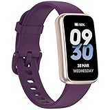 Long Battery Pedometer Watch 14 Days Battery Life, Slim Design No App/Phone Required Fitness Tracker, 50 Meters Waterproof Smart Watch, Heart Rate & Blood Oxygen Monitor Step Counter for Men Women