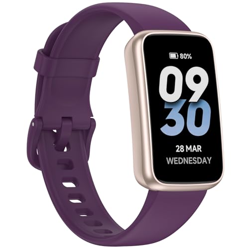 Long Battery Pedometer Watch 14 Days Battery Life, Slim Design No App/Phone Required Fitness Tracker, 50 Meters Waterproof Smart Watch, Heart Rate & Blood Oxygen Monitor Step Counter for Men Women