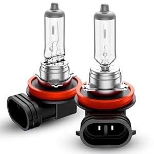 H11 Halogen Headlight Bulb – 2Pcs 55W Halogen Bulbs Replacement for Car Headlight Bulb 12V Amber Yellow, 2 Pack