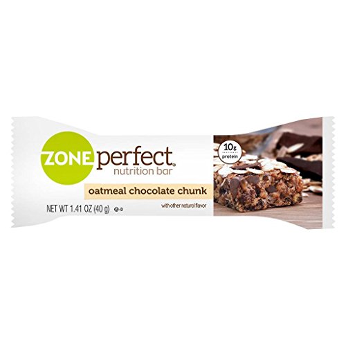 Zone Perfect Nutrition Bars, Oatmeal Chocolate Chunk, 1.41-Ounce, 5 Count