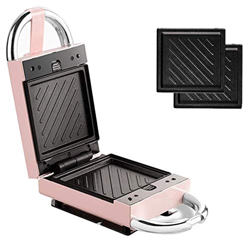 YFGQBCP Sandwich-Toaster, Niedrig Power Professional Waffelmacher, elektrischer Toast Panini-Maschine, Steak-Bratpfanne…