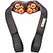 Price comparison product image [Upgraded] Shiatsu Neck and Shoulder Back Massager with Heat Vibration Function, 5 Keys Electric Massager Machine with Washable Mesh for Muscle Tension Pain Relief Best Gift for Family Drivers Workers