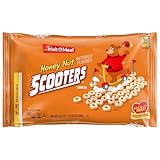 Malt-O-Meal Honey Nut Scooters Breakfast Cereal, Oat Cereal O's with Honey Flavor, Large Cereal for Family, 24.5 OZ Resealable Cereal Bag