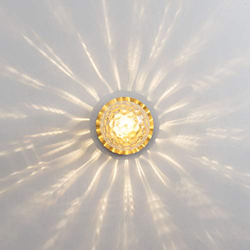 Plafonnier LED E27 Moderne Encastré Rond pour Plafond de Salon