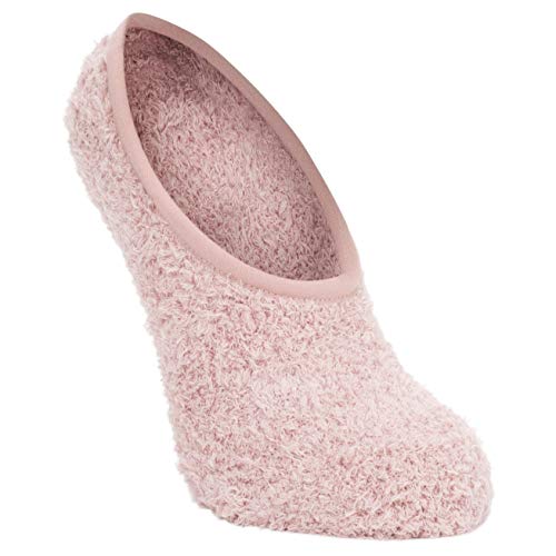 World's Softest Super Soft Cozy Footsie Slipper Socks with Grippers - One Size Fits Most