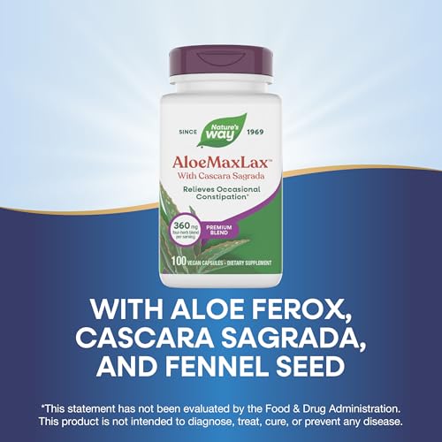 Nature's Way AloeMaxLax, Relieves Occasional Constipation*, 100 ct - image 4