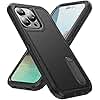 Shockproof Case for iPhone 14 Pro Max Case with Kickstand,Military Grade Drop Protective,Heavy Duty Hard Back 3-Layer Protective Phone Cover for iPhone 14 Pro Max (Black)