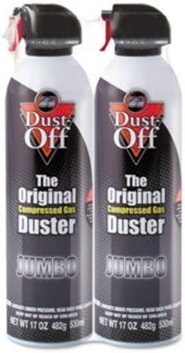 (3 Pack Value Bundle) FALDPSJMB2 Disposable Compressed Gas Duster, 2 17oz Cans/Pack