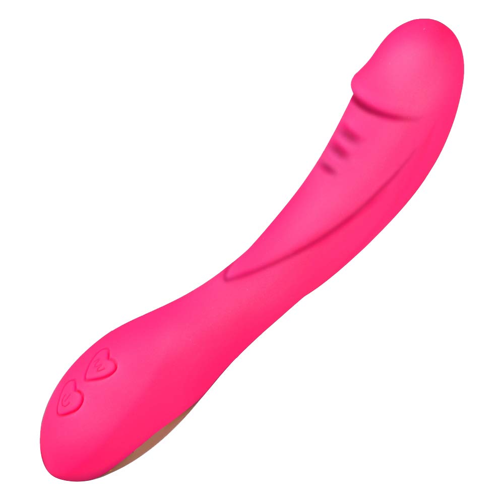 G Spot Vibrator Dildo Adult Sex Toys Soft Rechargeable Silicone Anal Dildo Sex Toy with 12 Powerful Vibration