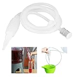 【Extrusionsdesign】Weinheber Der Extrusionskopf ist niedriger als der Behälter, weinheber filter um die Flüssigkeit abzusaugen, und erfordert eine manuelle Betätigung, um die Flüssigkeit abzusaugen.