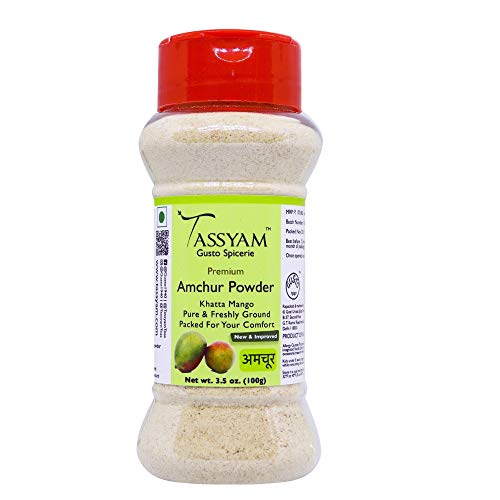Image of Tassyam Amchur (Dry Mango Powder) 100g | Dispenser Bottle