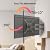 Full Motion TV Wall Mount, TV Monitor Wall Mount Swivel Tilt Extension for 4K 19-55'' LED LCD TVs Flat Curved Screen TVs/Monitors Strain-Free Viewing Pleasure (VESA 400x400mm, 66lbs)