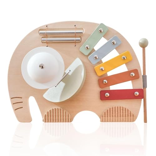 Musikspielzeug Für Kleinkinder | Kinder Elefanten Musikspielzeug Für Babys | Xylophon Sensorisches Vorschullernen Eltern-Kind Interaktion Für Reise Und Zuhause