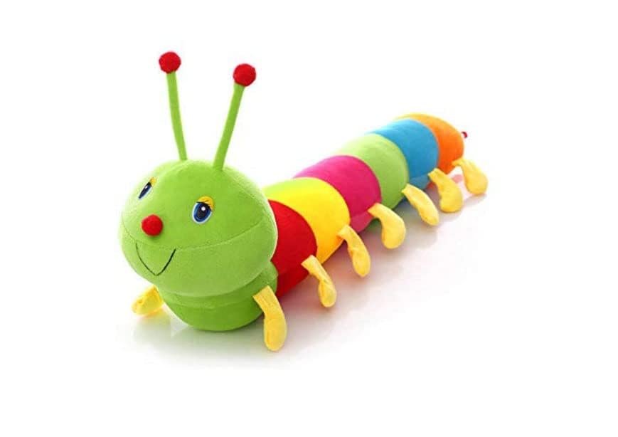 Swarah Super Soft Plush Toy – Ultra-Cuddly Stuffed Animal for Kids & Adults for Birthdays, Baby Showers, Christmas, or Valentine's Day (Supersoft Caterpillar 40cm)