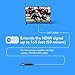 OREI HDMI over Ethernet Extender over Cat6/Cat7 Cable upto 165 Feet 1080p, Full HD, Local Loop Out Option, with IR Control EDID POC Function Transmitter and Receiver (EX-165C)