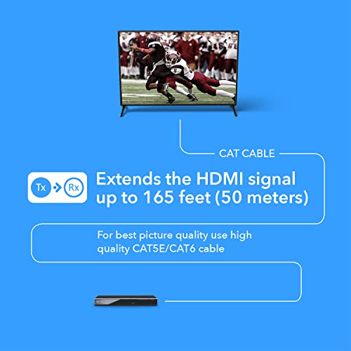 OREI 4K HDMI Extender over ethernet CAT5/CAT6/CAT7 Up To 165 Feet At 1080@60hz - Image 4