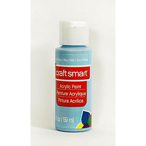 Craft Smart Acrylic Paint 2 Fl.oz. 1 Bottle Pale Blue Cover