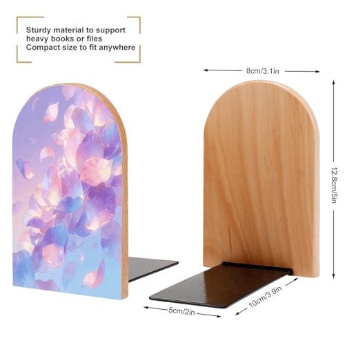 Sujetalibros de madera resistente antideslizante para sujetar tomos grandes en oficina 3